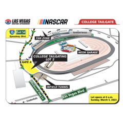College Tailgating Map Lot 2